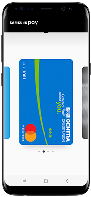 GalaxyS8 with Centra debit