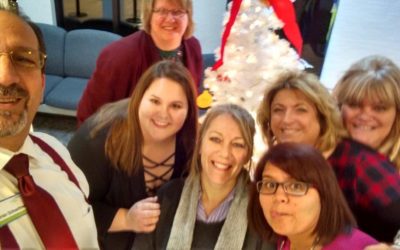 Seymour staff take a selfie