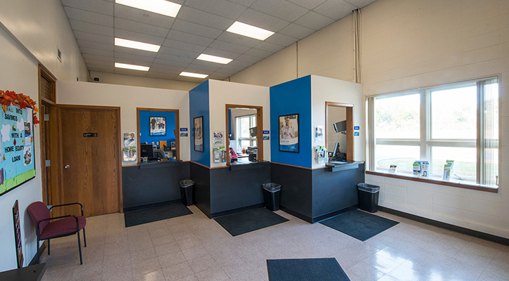 interior view of Centra's Sellersburg branch