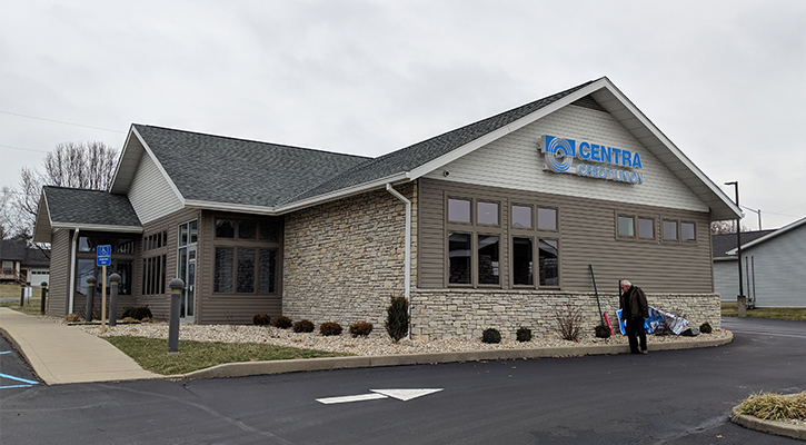 Exterior View of Centra New Branch in Salem Indiana