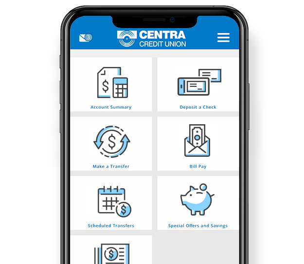 Online Mobile Banking Centra Credit Union