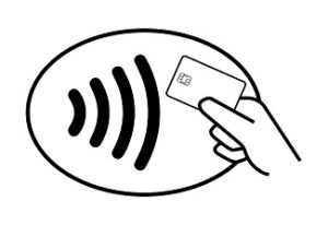 Símbolo de pago sin contacto