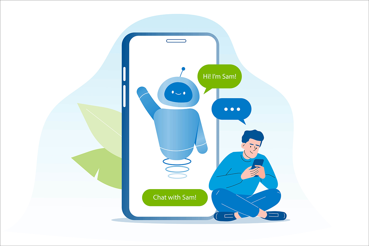Use chat for questions