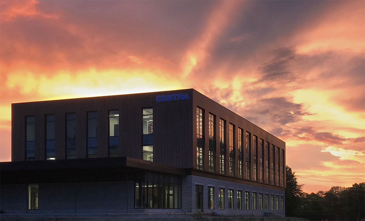 Centra HQ at sunrise